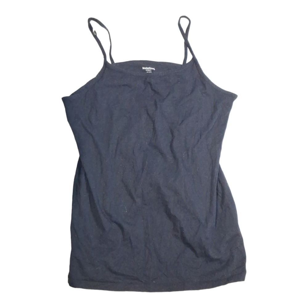 Women's Size 1X Black Motherhood Maternity Tank Top